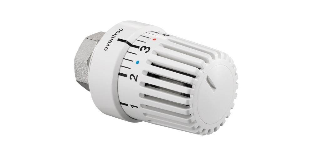 Oventrop Thermostat Uni LH mit Nullstellung, weiß