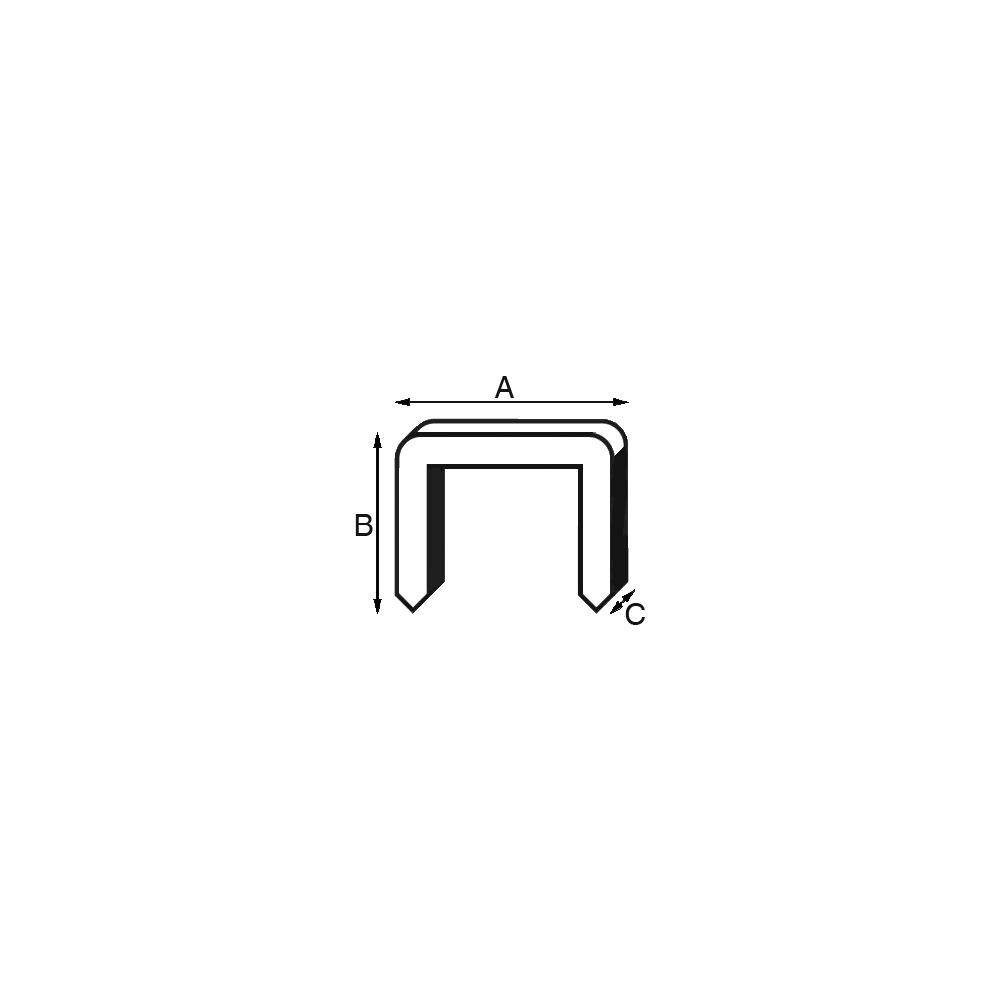Rapid Flachdraht-Heftklammern Typ 140 | PK(5000)HEFTKLAMMERN 140 6MM