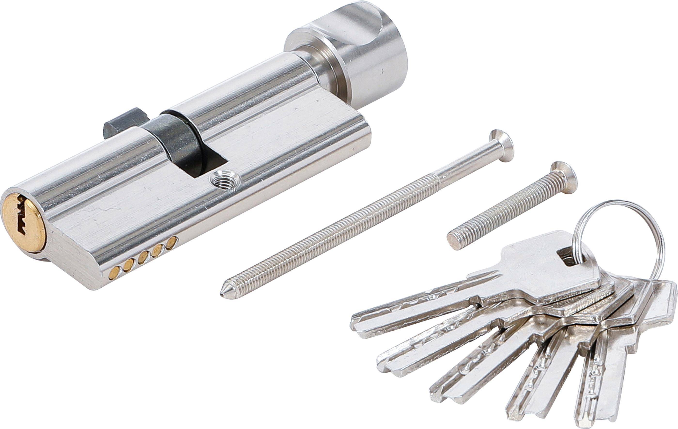 BGS Do It Yourself Sicherheits-Trzylinder | mit Drehknauf | 80 mm