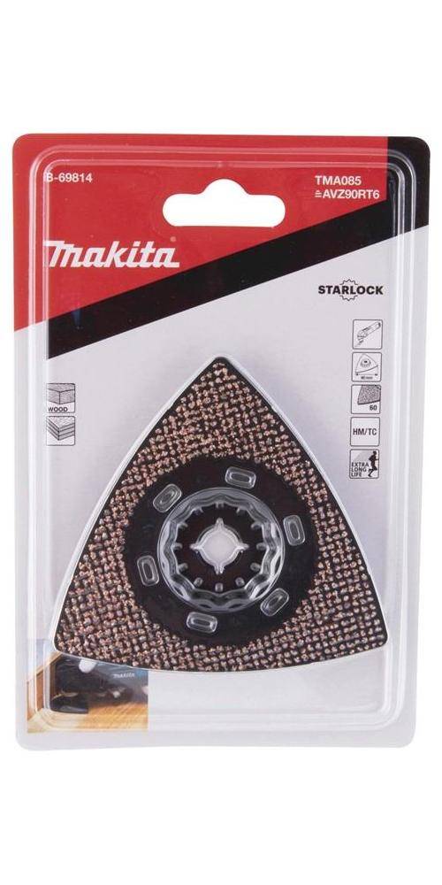 makita Deltaplatte B-69814 D.90mm HM Körnung 60 TMA085