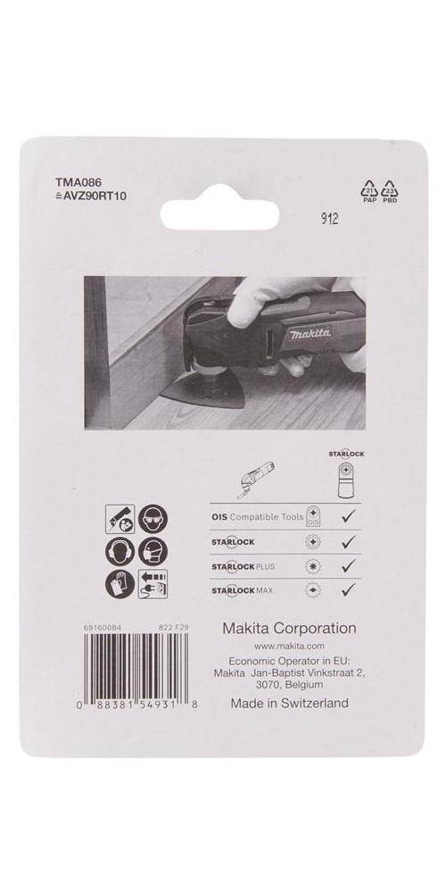 makita Deltaplatte B-69820 D.90mm HM Krnung 100 TMA086