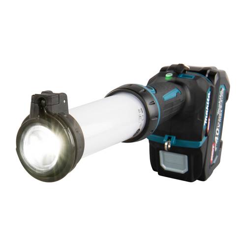 MAKITA ML002G - Akku-LED-Werkstattleuchte (40V XGT | 130 - 710 Lumen Lichtstrom | 310 - 1.900 Lux Leuchtstärke |
