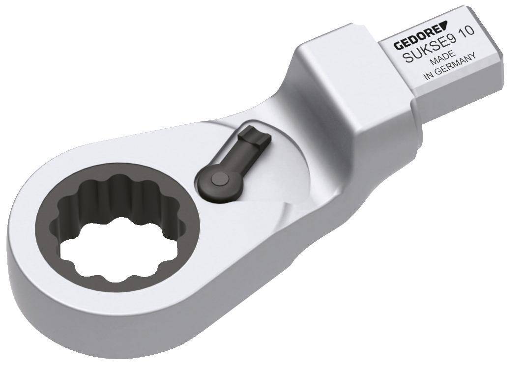 GEDORE SUKSE9 10 Einsteckschlssel-Umschaltknarre SE 9x12 SW 10 mm