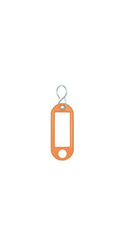 WEDO Schlsselanhnger 5,2x2,1x0,3 cm (BxHxT) S-Haken Kunststoff orange