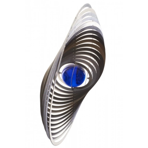 A2003 - Windspiel "Kreis" aus Edelstahl mit Glasperle A2003 - Windspiel "Kreis" aus Edelstahl mit Glasperle