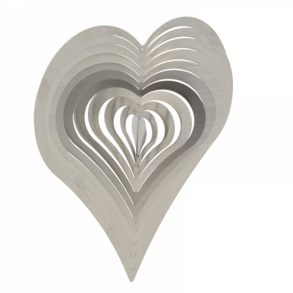 A2007 - Windspiel "Herz" aus Edelstahl