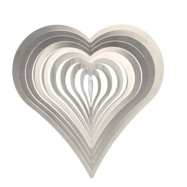 A2007 - Windspiel "Herz" aus Edelstahl