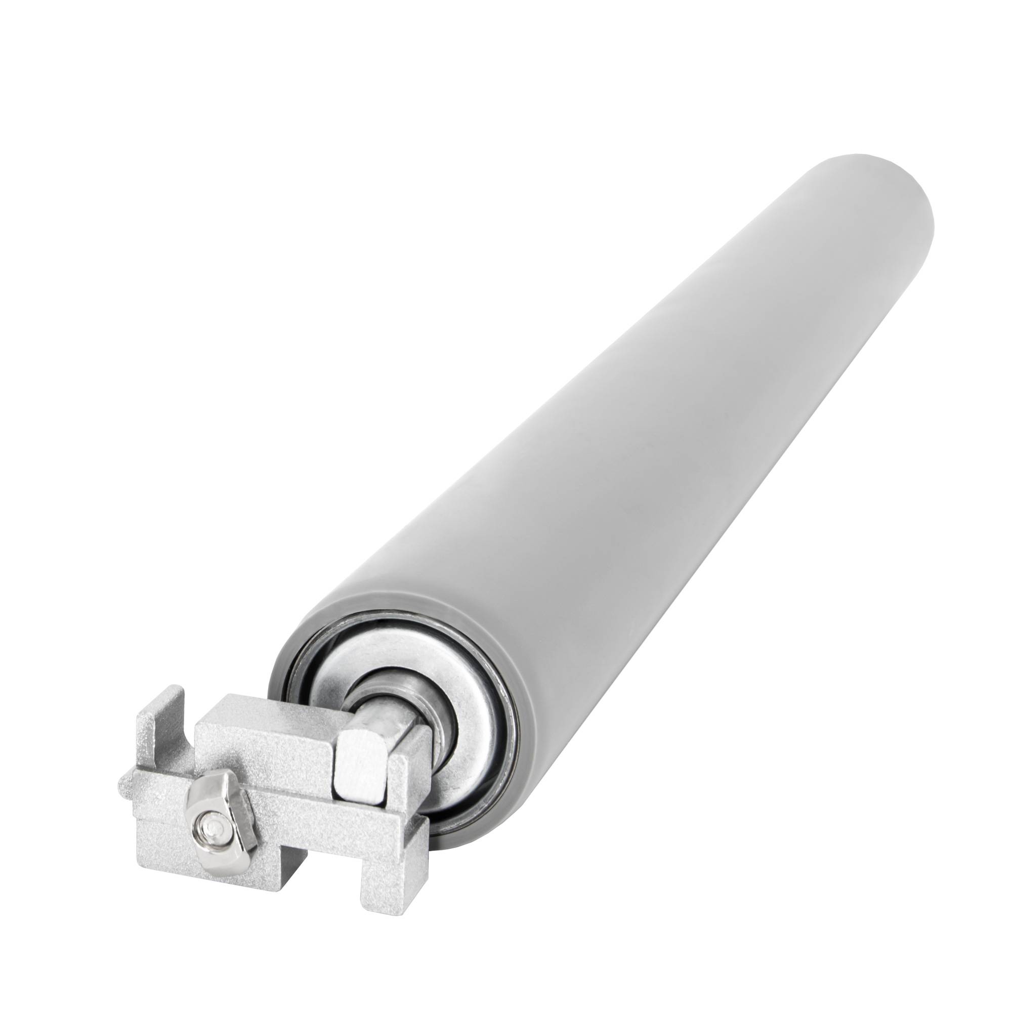 SCHMIDT systemprofile 10x Halter Nut 8 Aluminium Profil-Halterung Tragrolle Rollenbahn Untergurtrolle Förderband Rolle Aluprofil-Zubehör