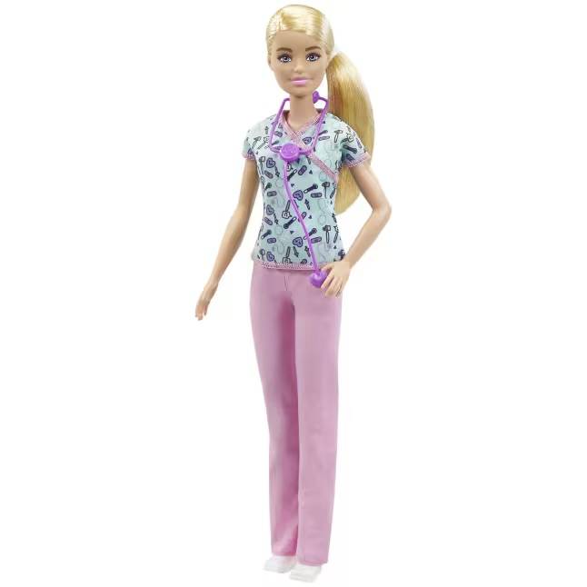 Mattel DVF50; GTW39 - Barbie Krankenpflegerin Puppe