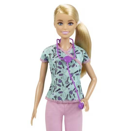 Mattel DVF50; GTW39 - Barbie Krankenpflegerin Puppe