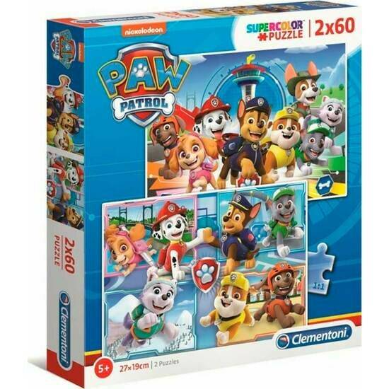 Clementoni Puzzle PAW Patrol, 2x60Stück.