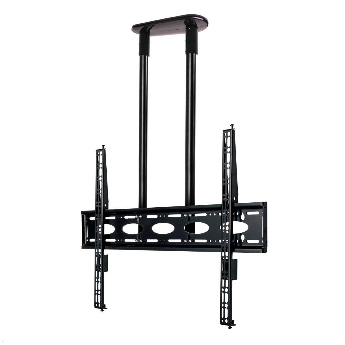 B-Tech BT8448-100/BB TV Deckenhalter für schwere Monitore bis 120 Zoll, Säulenlä...