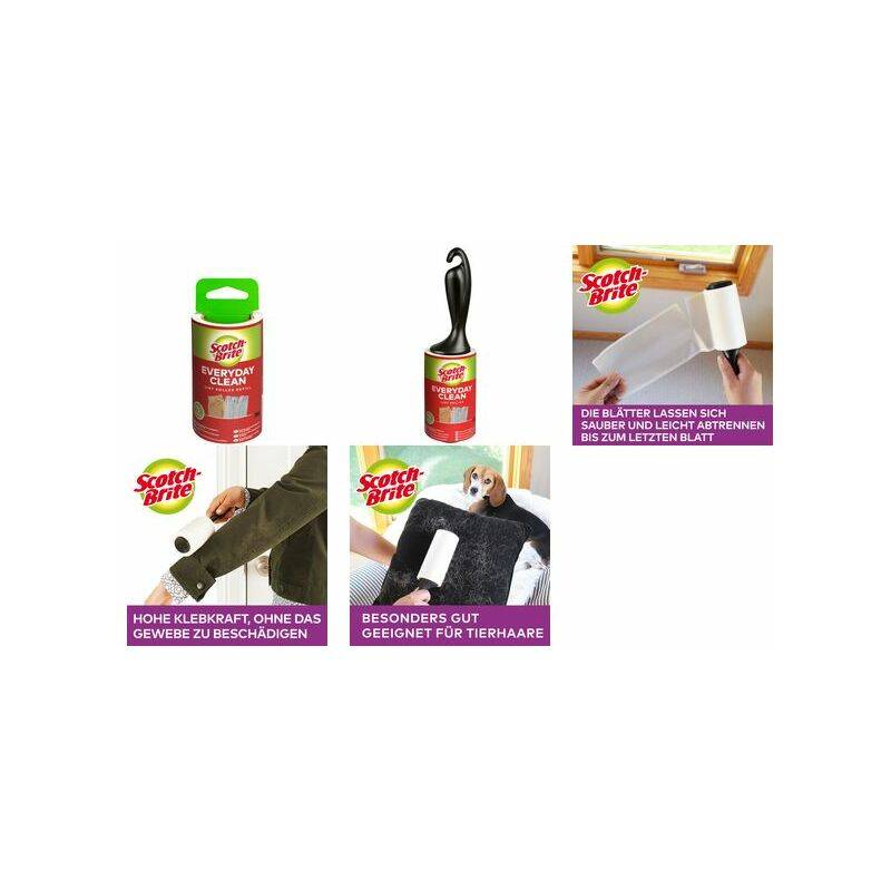 Scotch-Brite Fussel-Roller für Kleidung, 30 Blatt