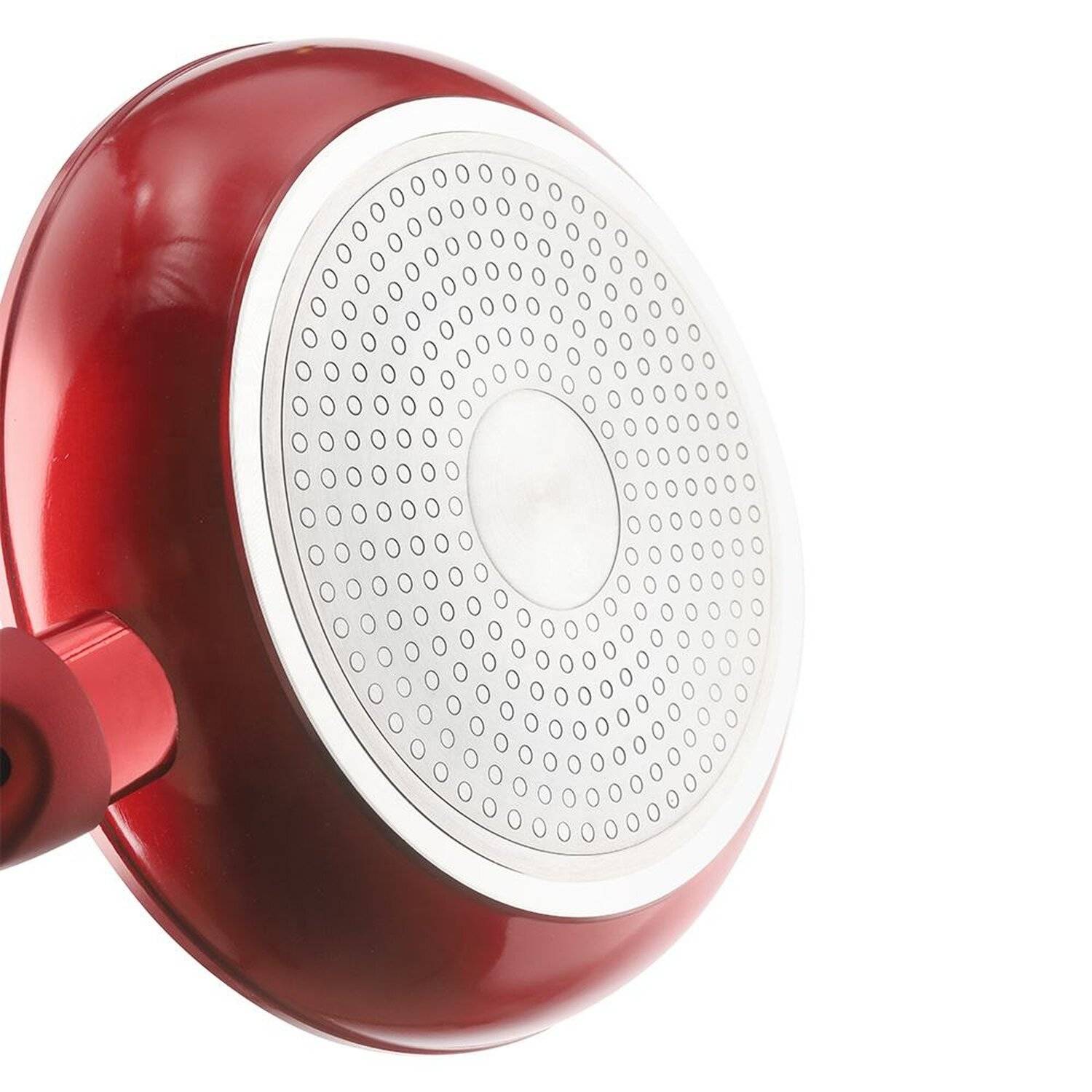 Bratpfanne "FFP" Serie Stielpfanne Ø24cm Induktion Braten Steak Schmorpfanne Grill Pfanne Rot