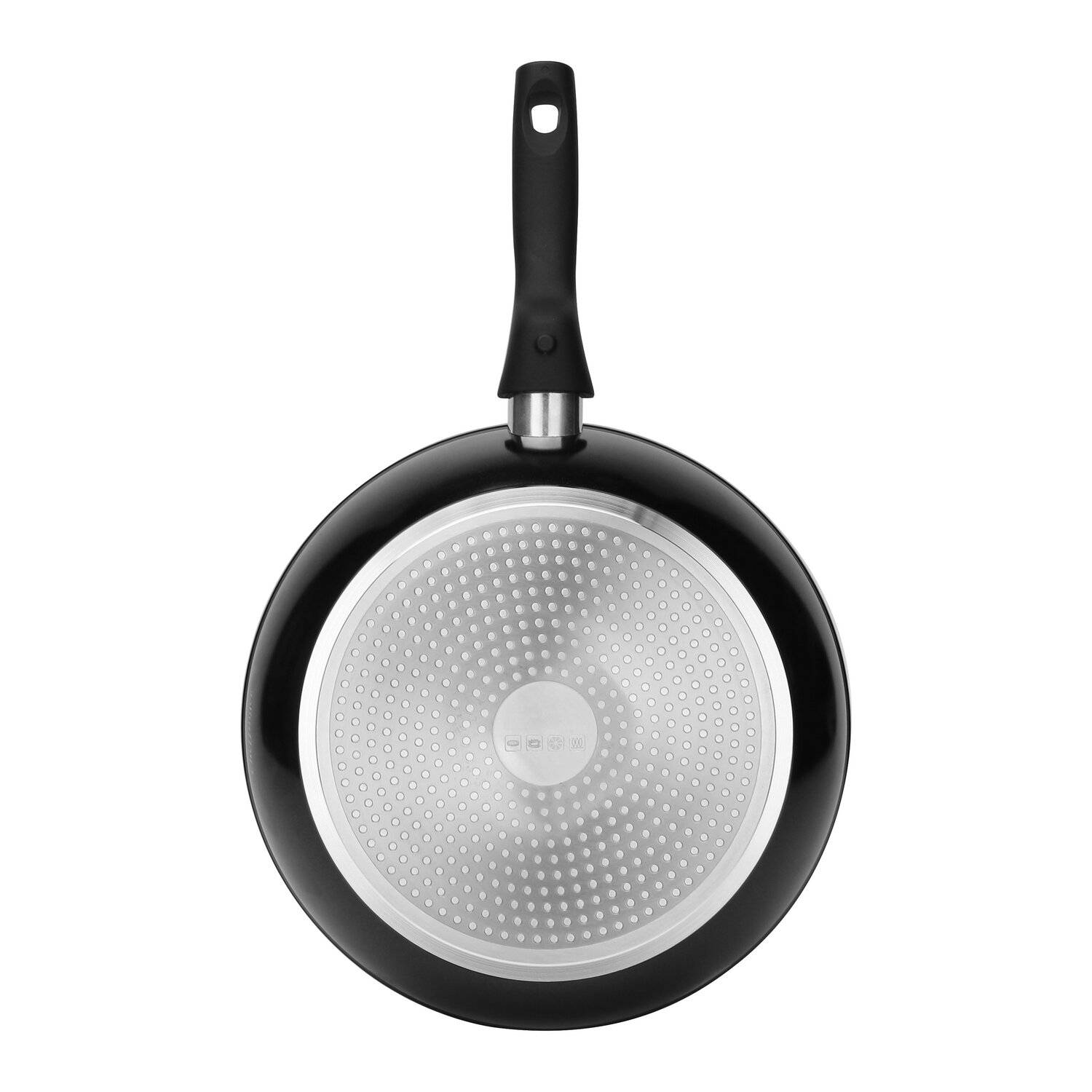 Bratpfanne "FFP" Serie Stielpfanne Ø28cm Induktion Braten Steak Schmorpfanne Grill Pfanne Schwarz