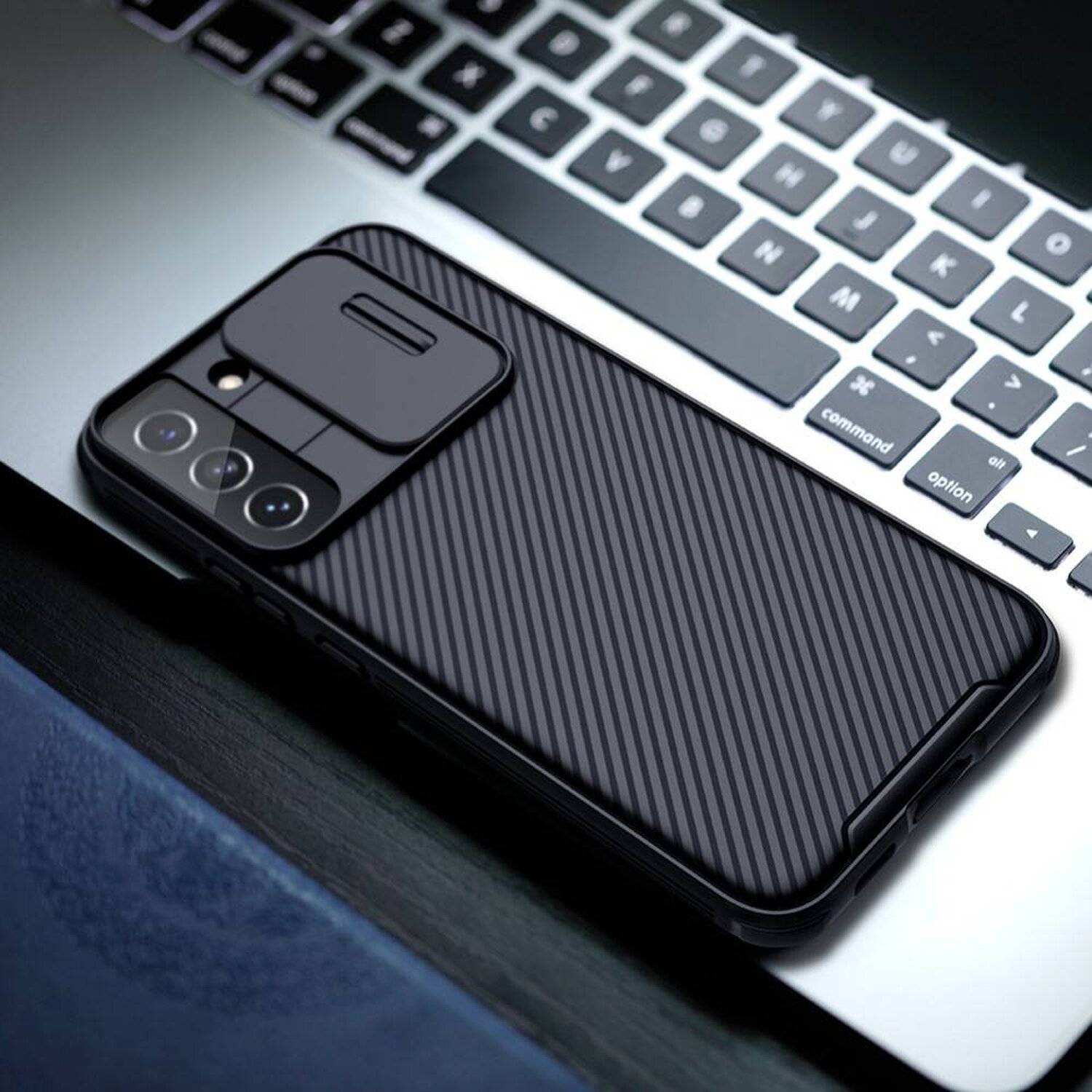 Nilkin CamShield Case Slim Handyhülle Schutzhülle mit Kameraschutz Kameraabdeckung Samsung Galaxy S22 Ultra (SM-908B)