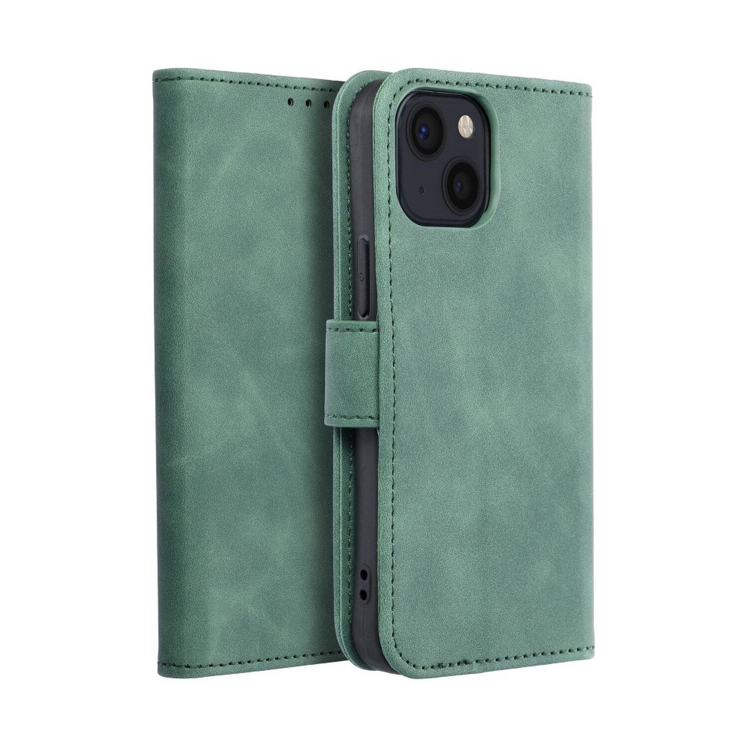 Tasche Holster TENDER Buch Schutzhülle Magnet Standfunktion Hülle kompatibel mit Samsung Galaxy A13 5G Grün