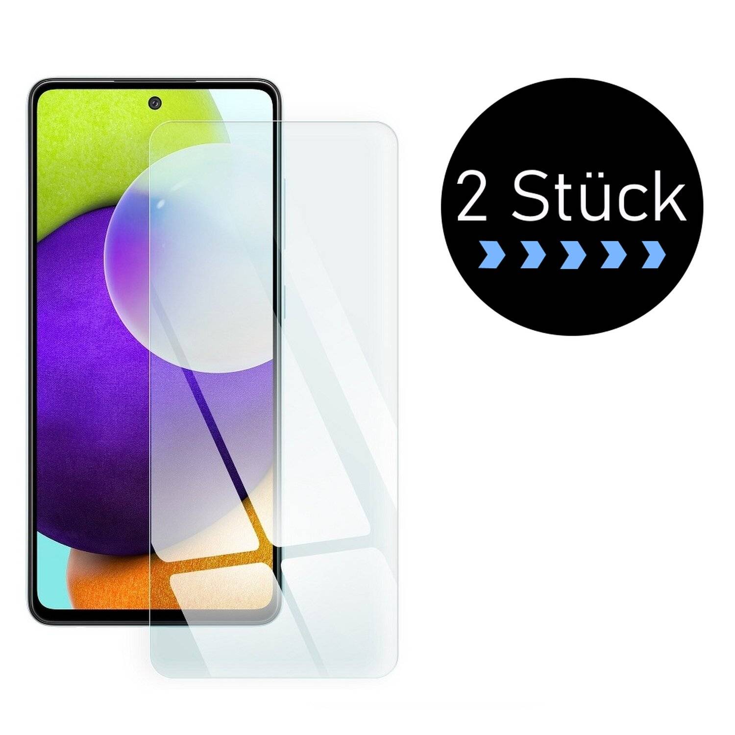 2 x Schutzglas 9H Display Schutz kompatibel mit Samsung Galaxy A32 4G Glasfolie SchutzSchutz Schutzfolie