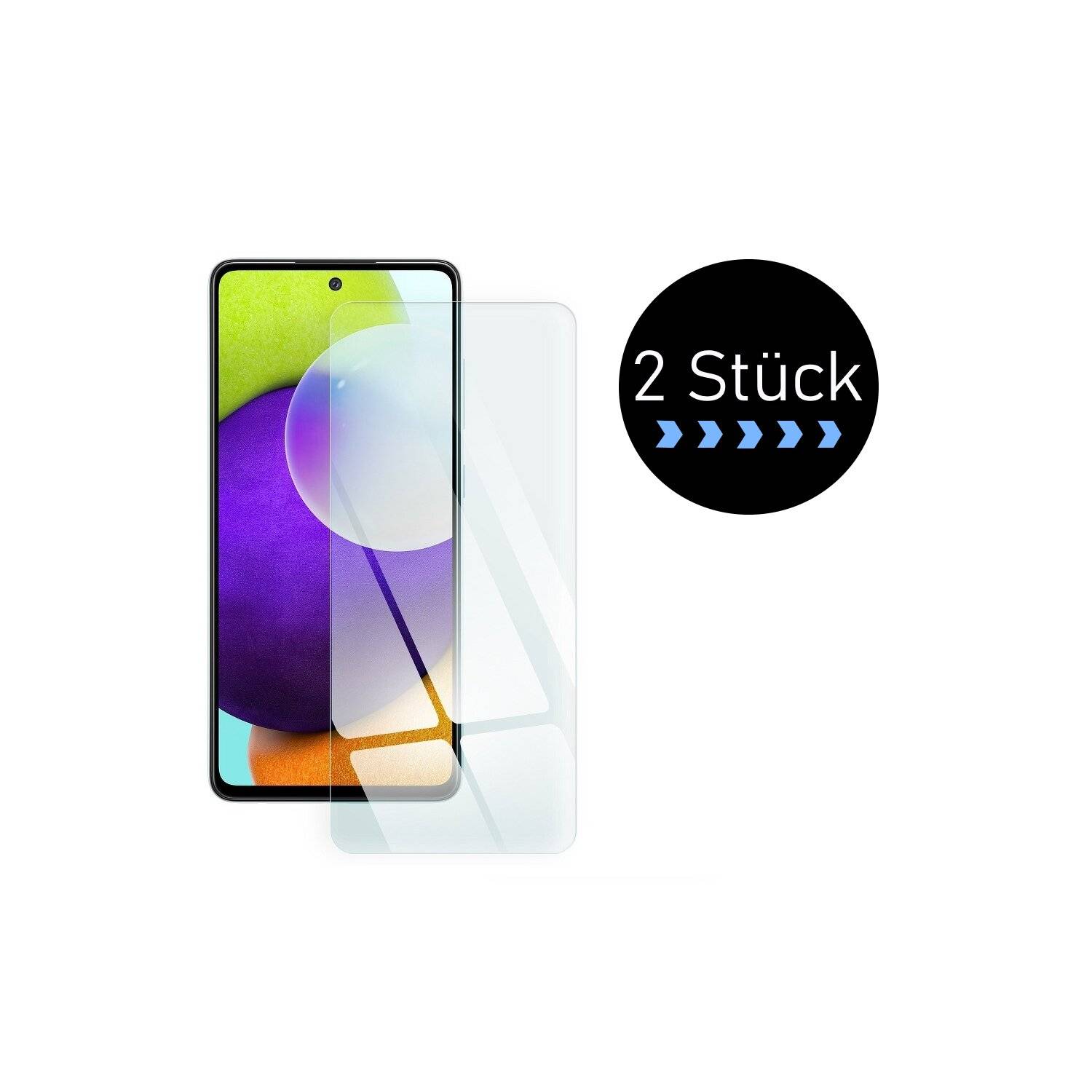 2 x Schutzglas 9H Display Schutz Glasfolie Schutzpanzer Schutzfolie kompatibel mit Xiaomi Mi 11T
