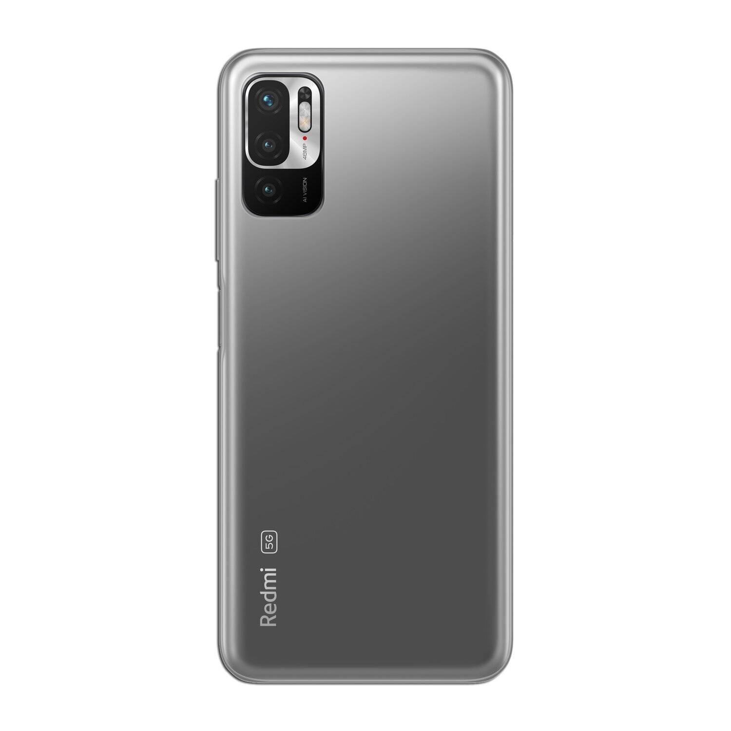 Silikon Hülle Basic kompatibel mit XIAOMI REDMI NOTE 10 5G Case TPU Soft Handy Cover Schutz Transparent