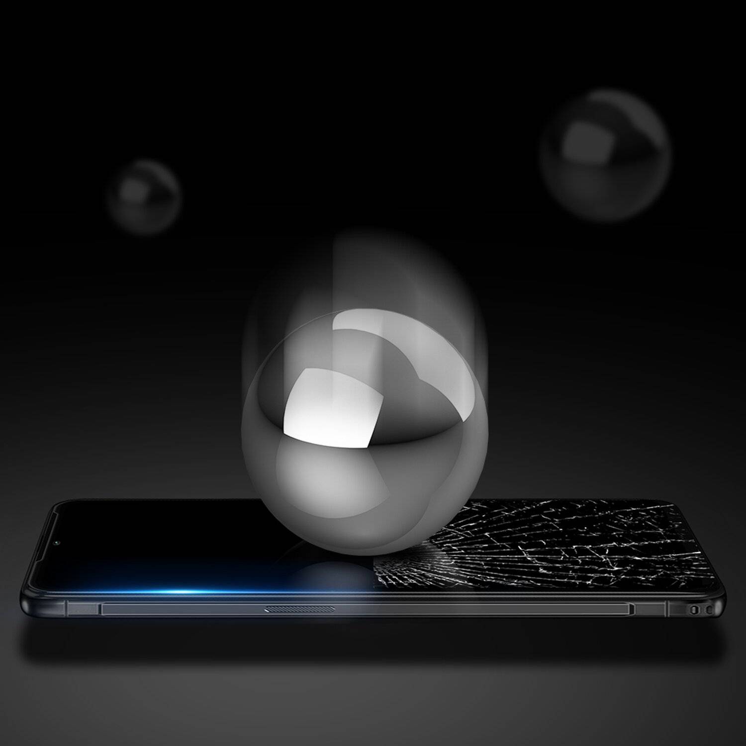 5D Schutz Glas kompatibel mit Nokia XR20 Curved Schutz Folie Vollständig Klebend und Abdeckung
