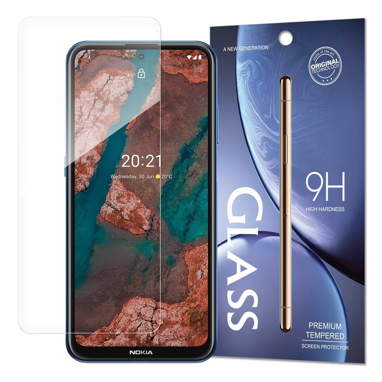 Schutzglas 9H kompatibel mit Nokia XR20 Displayschutzfolie Schutzfolie Passgenau Glas