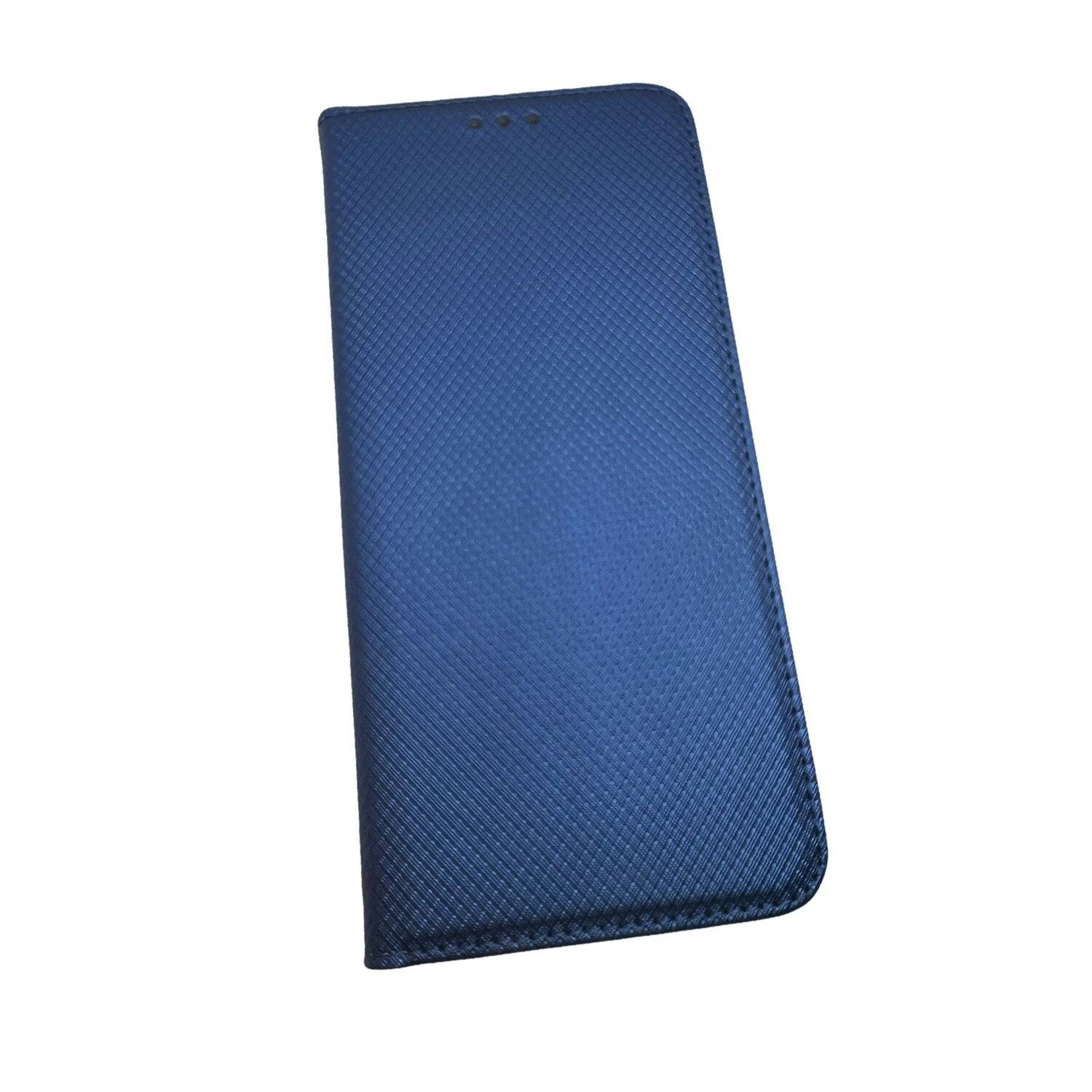 Buch Tasche "Smart" kompatibel mit XIAOMI REDMI 10 Handy Hülle Etui Schutzhülle mit Standfunktion, Kartenfach Blau