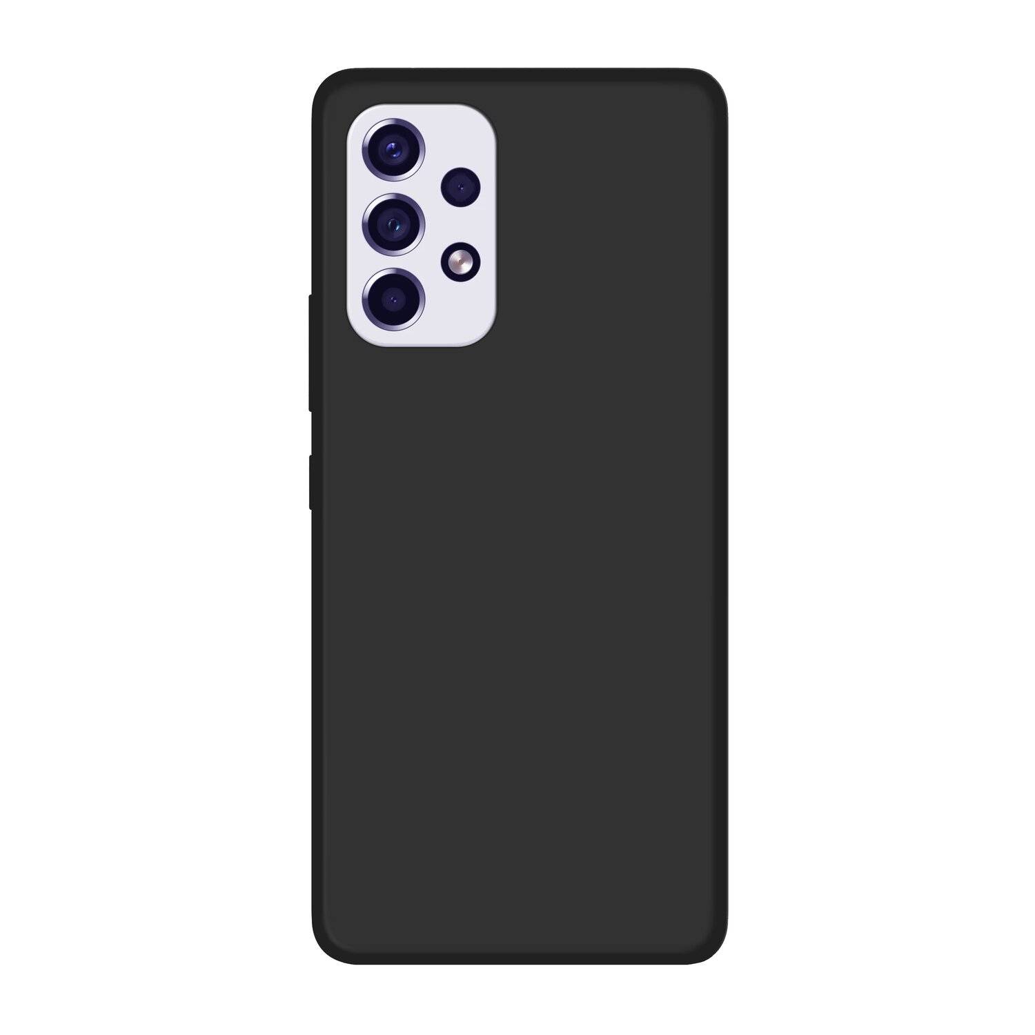 Silikon Hülle Basic für Samsung Galaxy A33 5G Case TPU Soft Handy Cover Schutz Schwarz