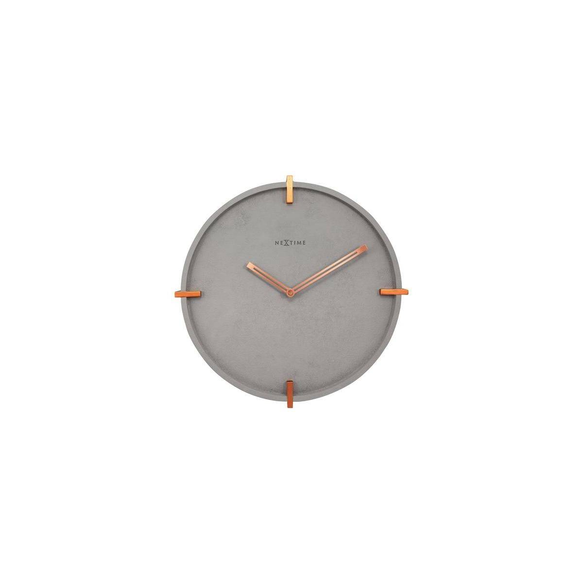3515 - Wanduhr "Mohawk Wall", Beton, Grau, Ø 32 cm