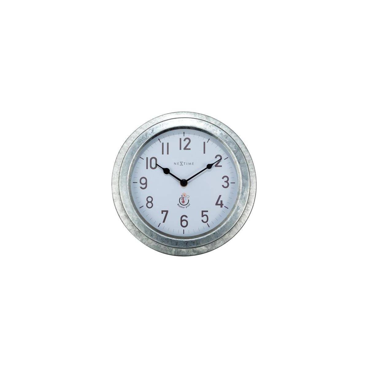 4301GA - Wanduhr "Poppy", Metall, verzinkt, Ø 22 cm