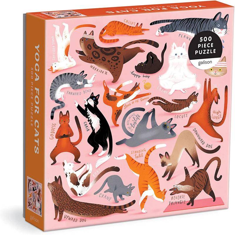 72276 - Yoga for Cats - Puzzle, 500 Teile