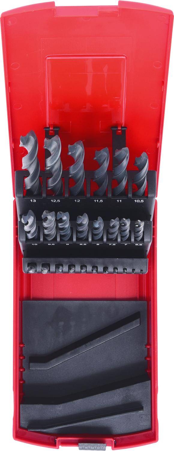 KS TOOLS HSS-R Spiralbohrer-Satz, Kunststoffkassette, 25-tlg, 1-13mm
