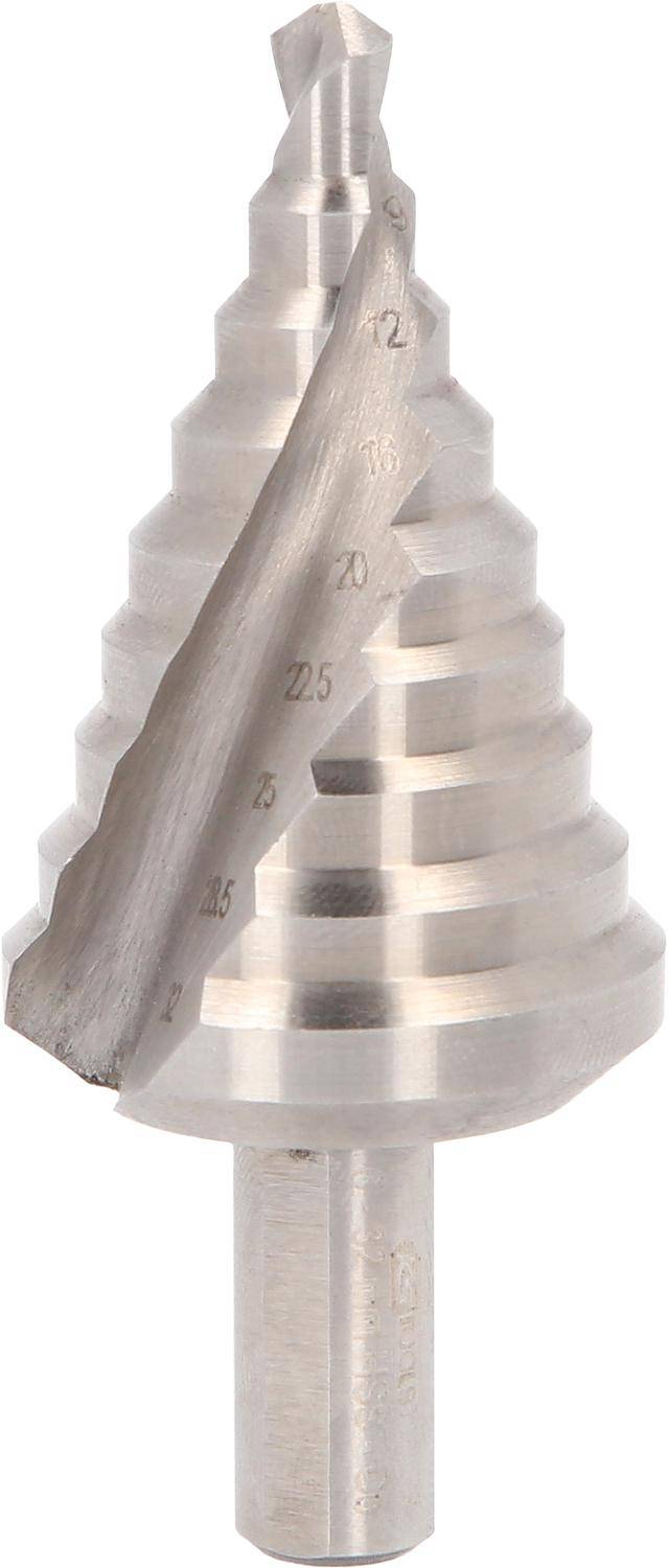 HSS Co 5 Stufenbohrer,Ø 6-32mm, 9 Stufen