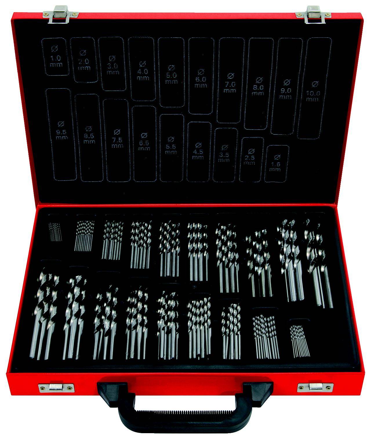KS TOOLS HSS-G Co 5 Spiralbohrer-Satz, 170-tlg, 1-10mm