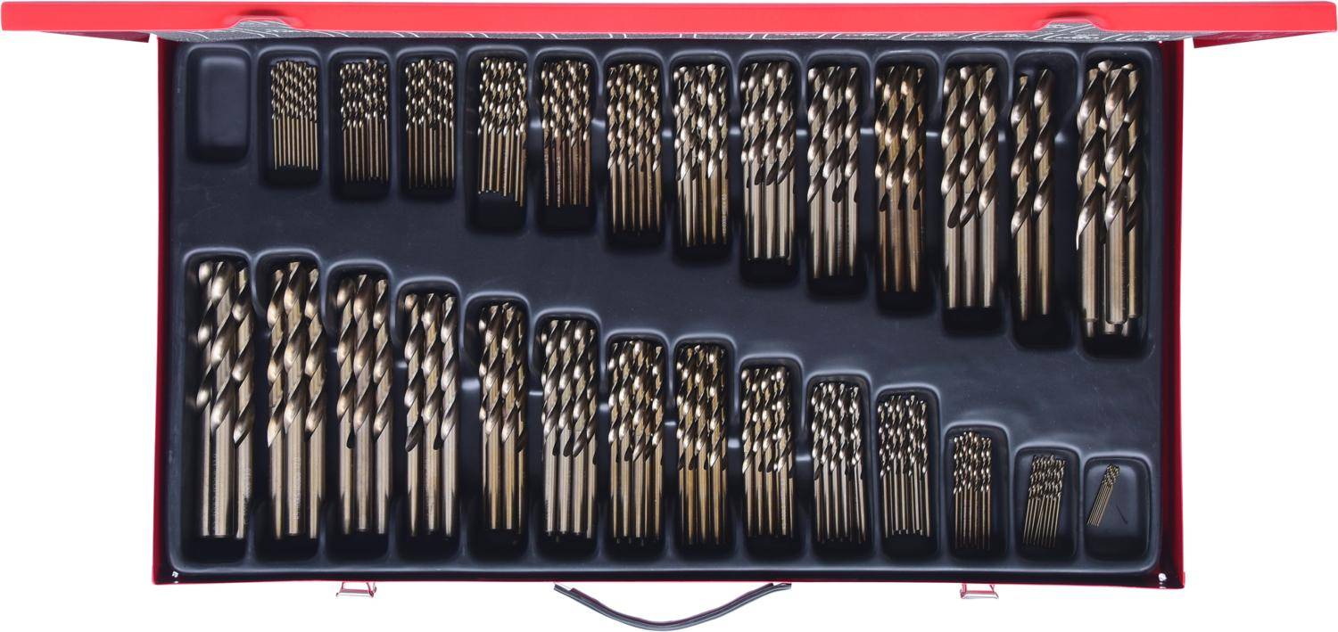 KS TOOLS HSS-G Co 5 Spiralbohrer-Satz, 230-tlg, 1-13mm