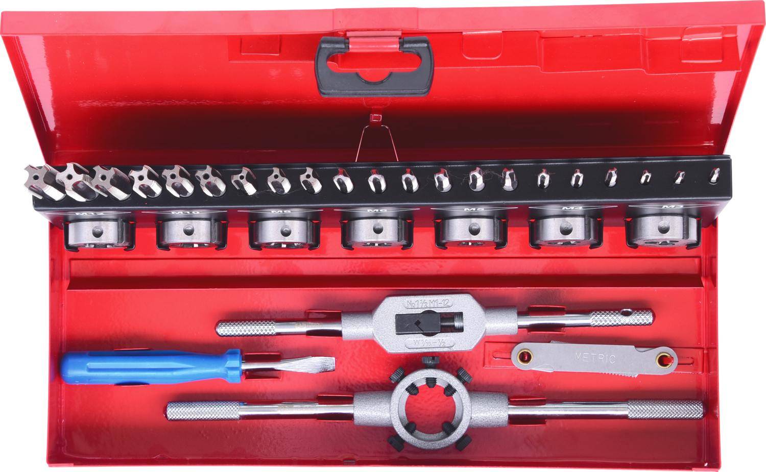 KS TOOLS HSS Co Gewindeschneidwerkzeug-Satz, 32-tlg
