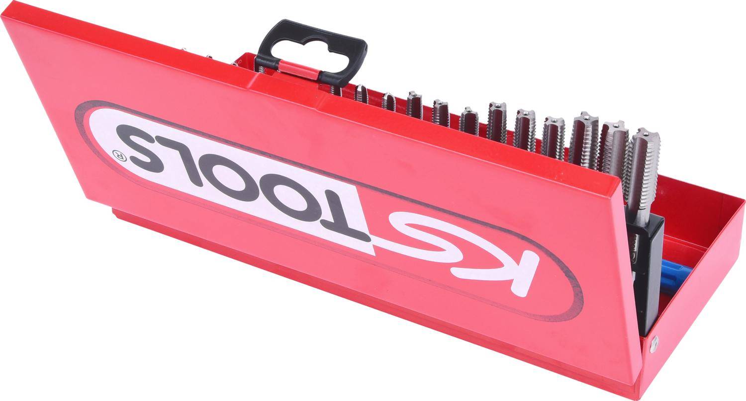 KS TOOLS HSS Co Gewindeschneidwerkzeug-Satz, 32-tlg