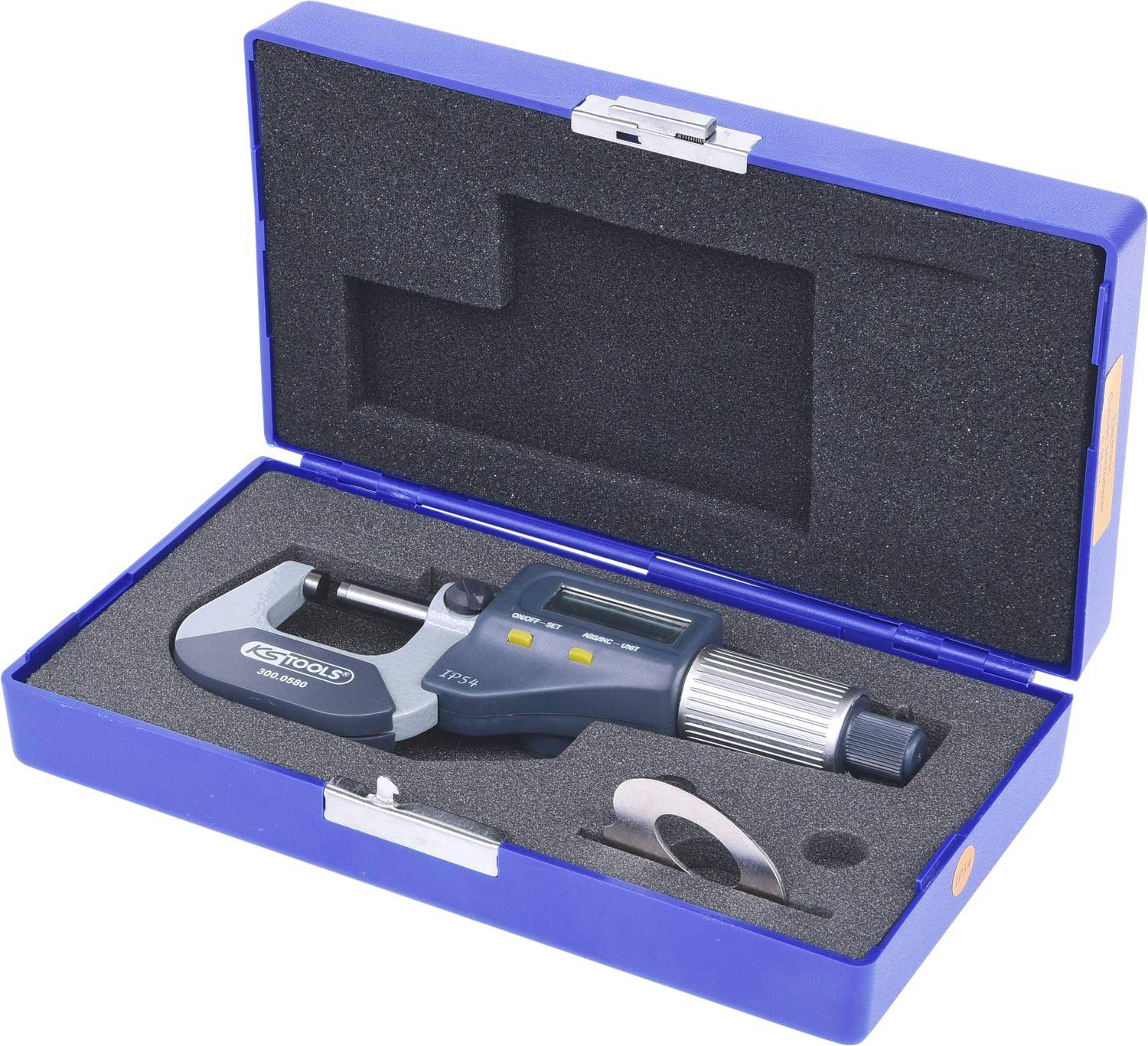 KS TOOLS Bgelmessschraube digital, 0-25 mm