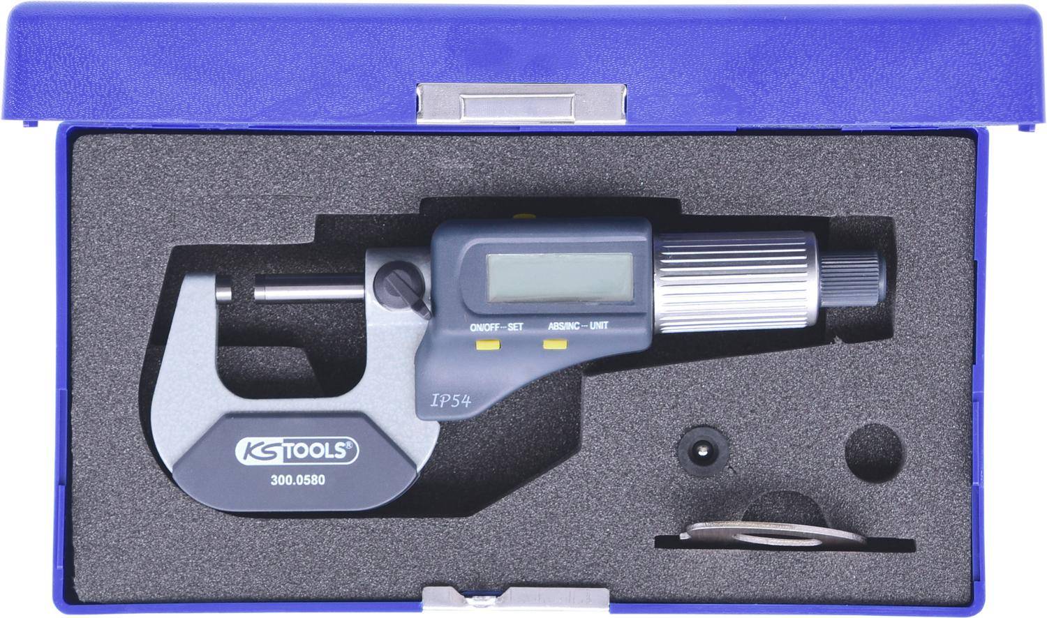 KS TOOLS Bgelmessschraube digital, 0-25 mm