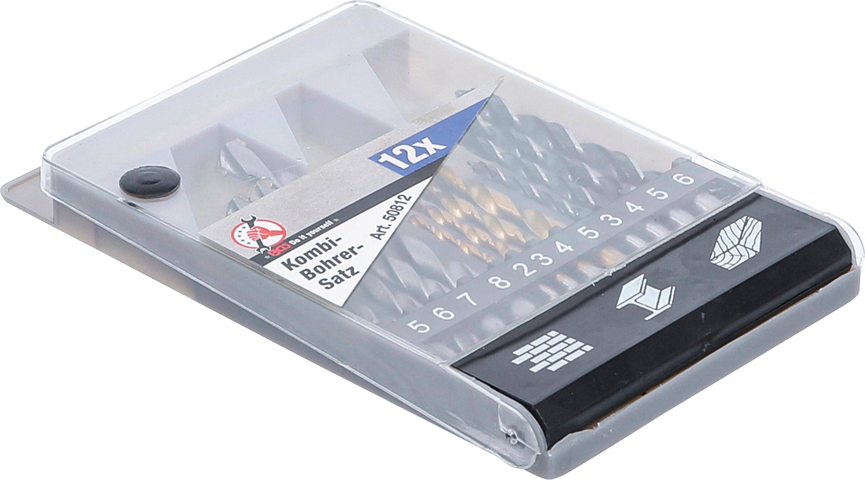 BGS Diy Kombi-Bohrer-Satz | 2 - 8 mm | 12-tlg.