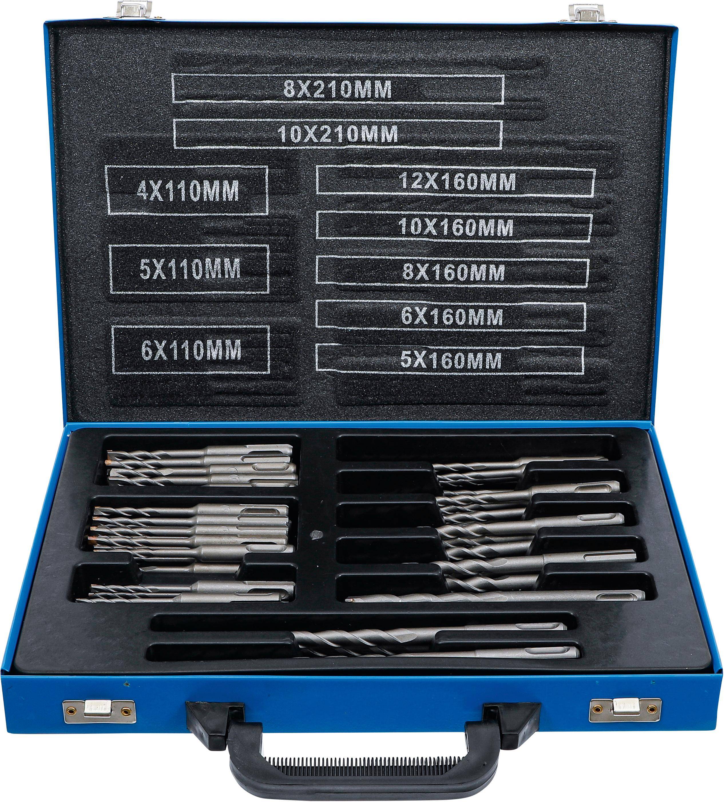 BGS technic Hammer-Bohrer-Satz | SDS-Schaft, Hartmetallspitze | 4 -