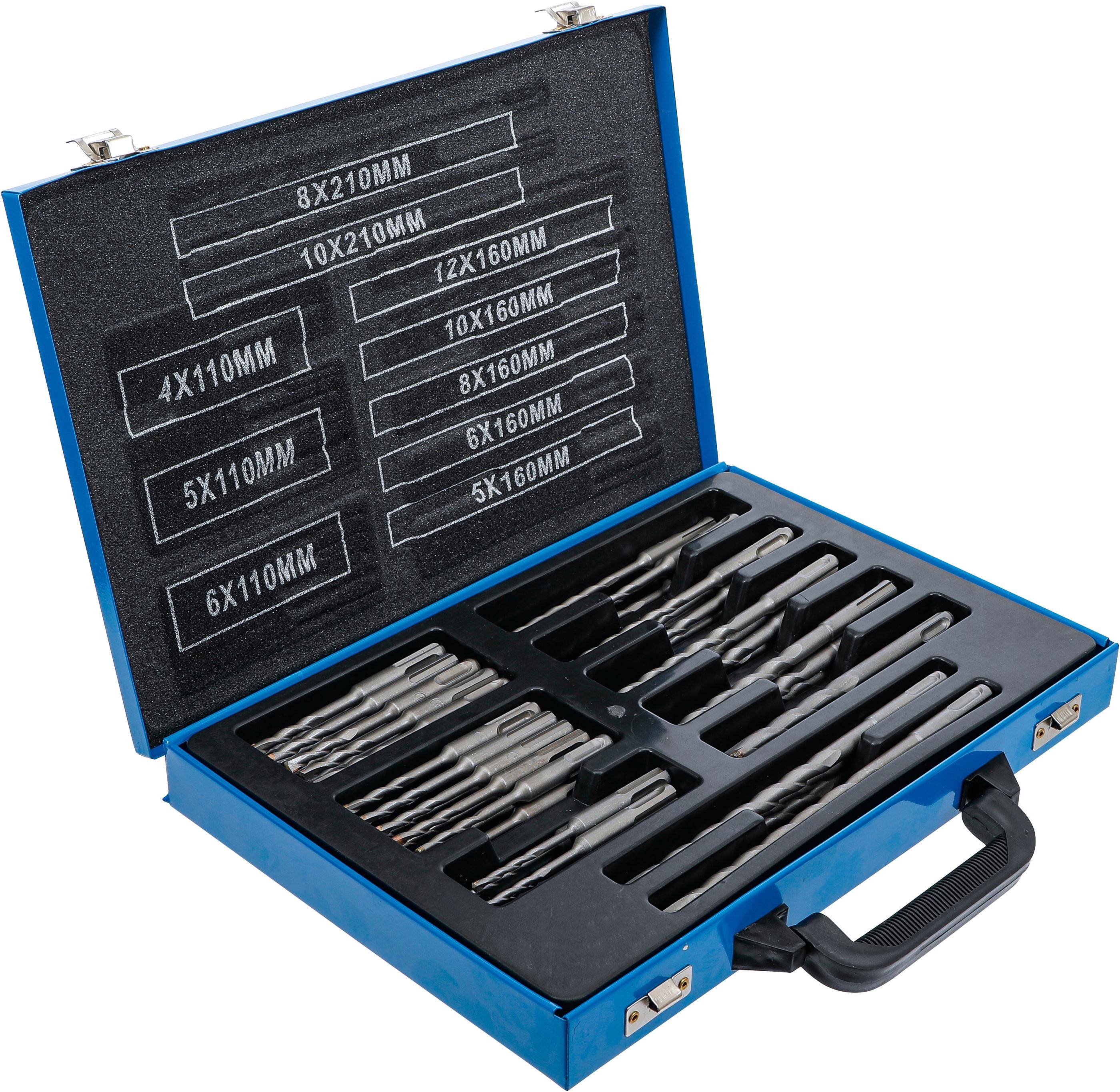 BGS technic Hammer-Bohrer-Satz | SDS-Schaft, Hartmetallspitze | 4 -
