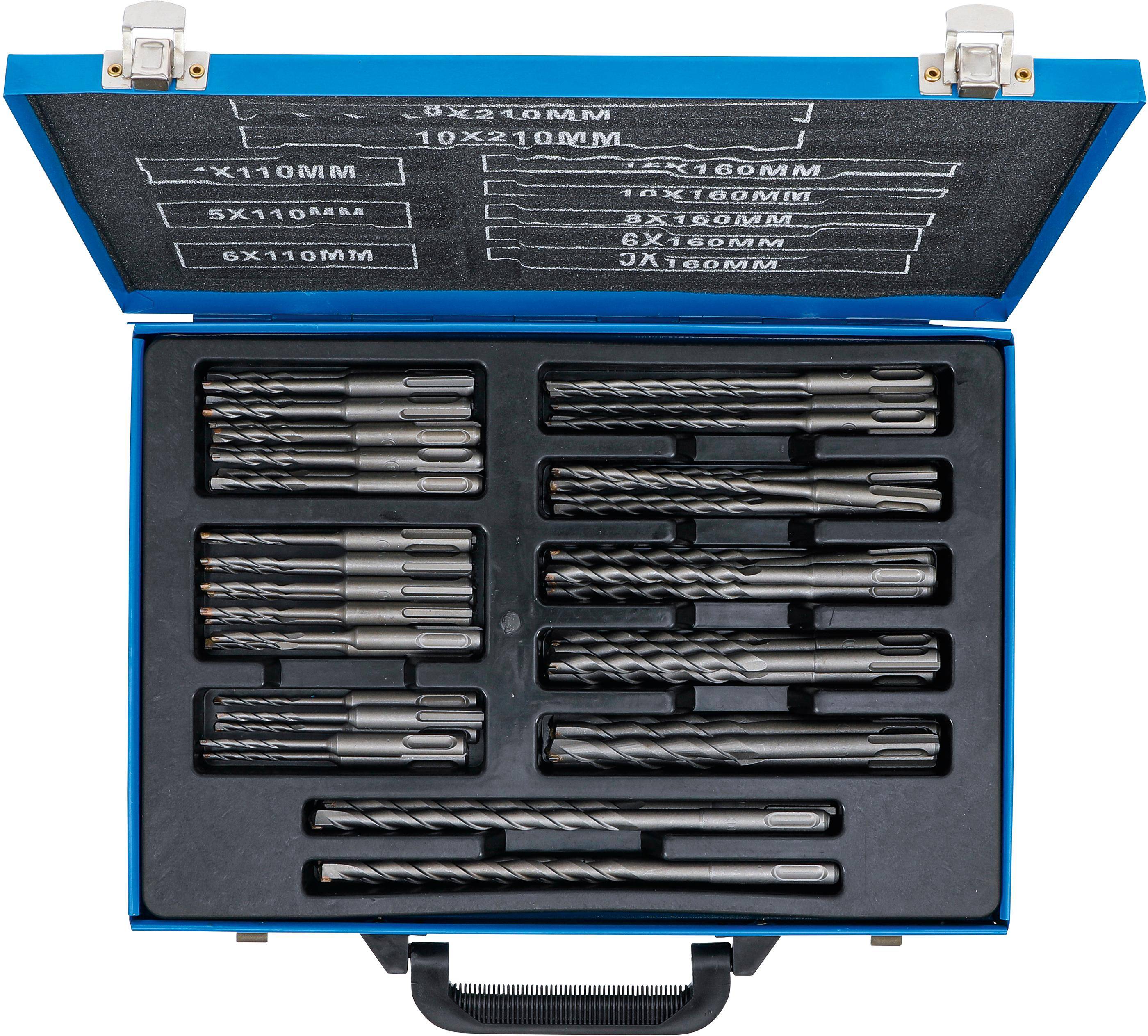BGS technic Hammer-Bohrer-Satz | SDS-Schaft, Hartmetallspitze | 4 -