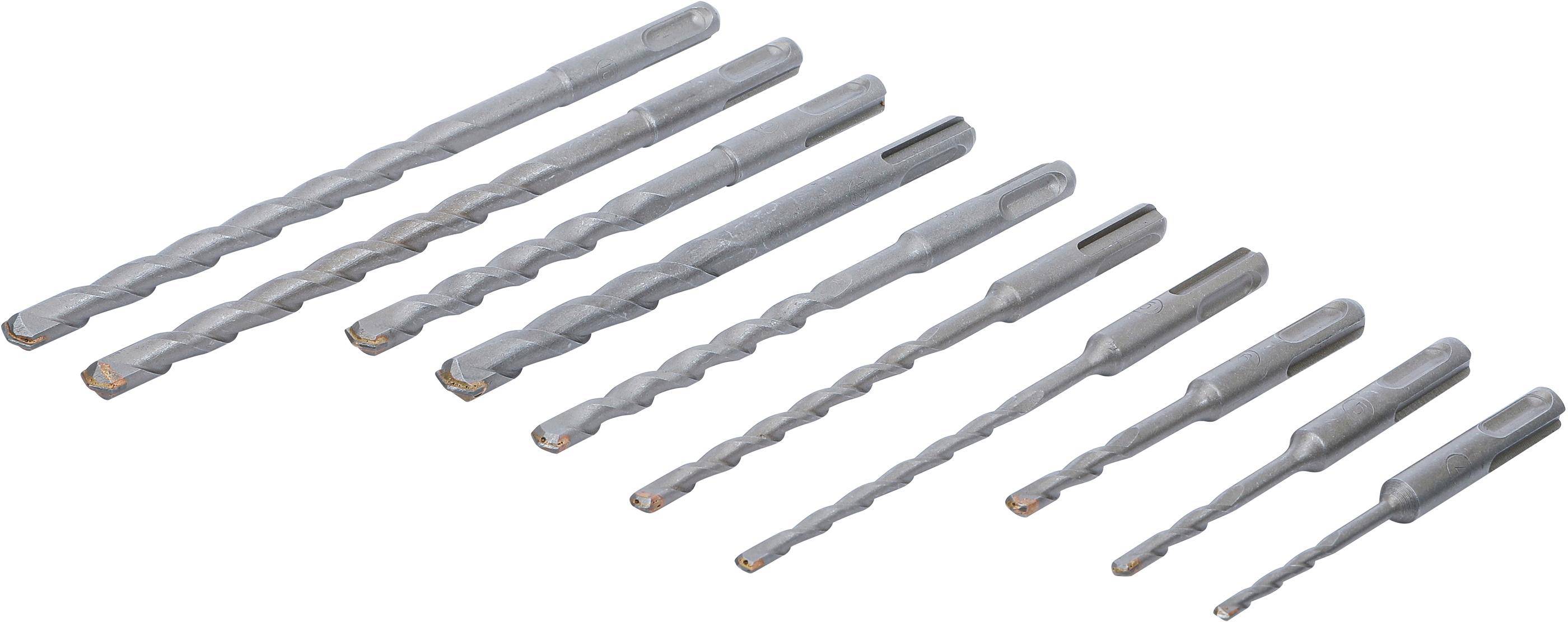 BGS technic Hammer-Bohrer-Satz | SDS-Schaft, Hartmetallspitze | 4 -