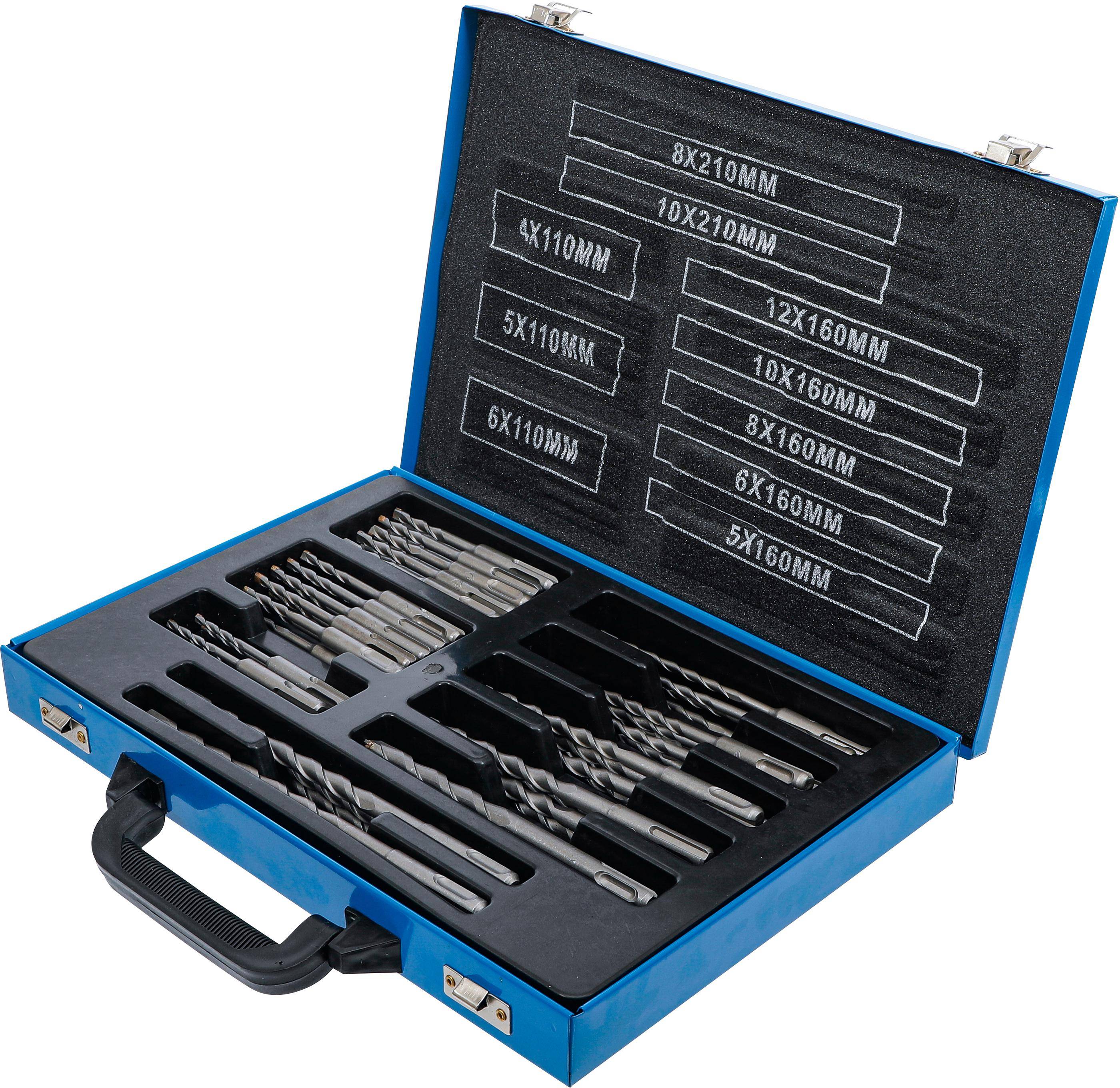 BGS technic Hammer-Bohrer-Satz | SDS-Schaft, Hartmetallspitze | 4 -