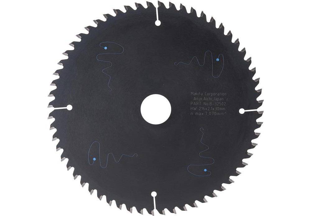 makita Kreissgeblatt B-32502 MAKBLADE+ D.216mm Bohrung 30mm 60 Zhne