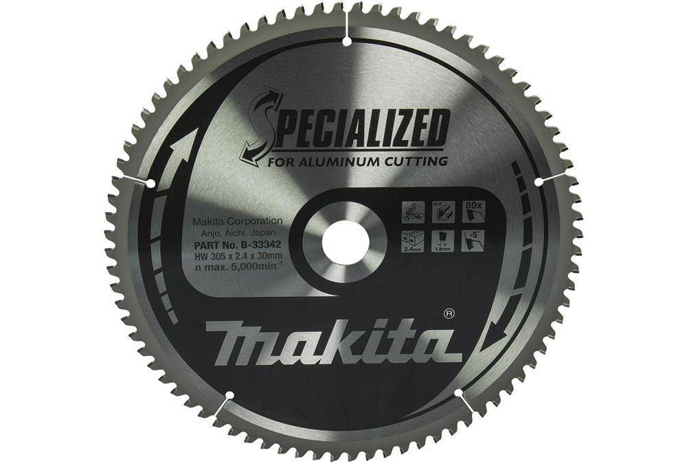 makita Kreissgeblatt B-33342 SPECIALIZED D.305mm Bohrung 30mm 80 Zhne