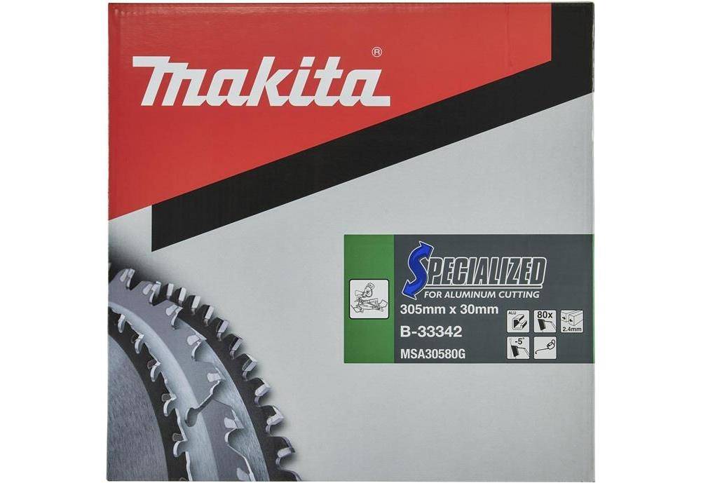 makita Kreissgeblatt B-33342 SPECIALIZED D.305mm Bohrung 30mm 80 Zhne