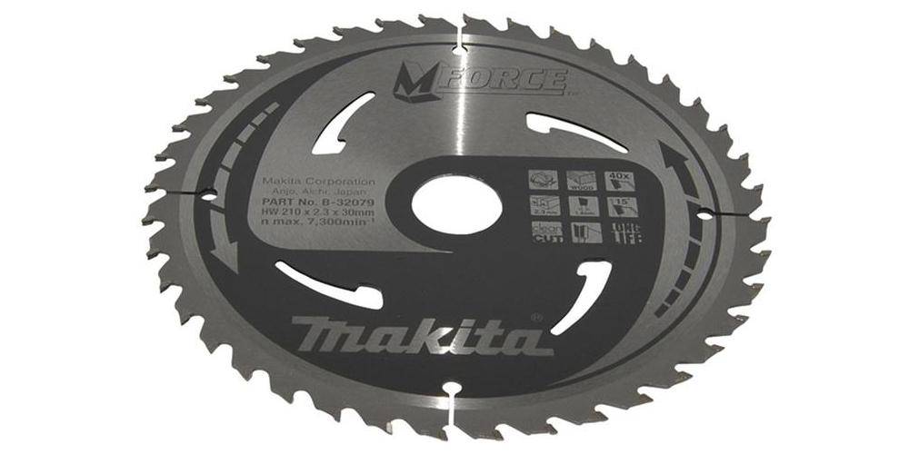 makita Kreissgeblatt M-FORCE B-32079 D.210mm Bohrung 30mm 40 Zhne