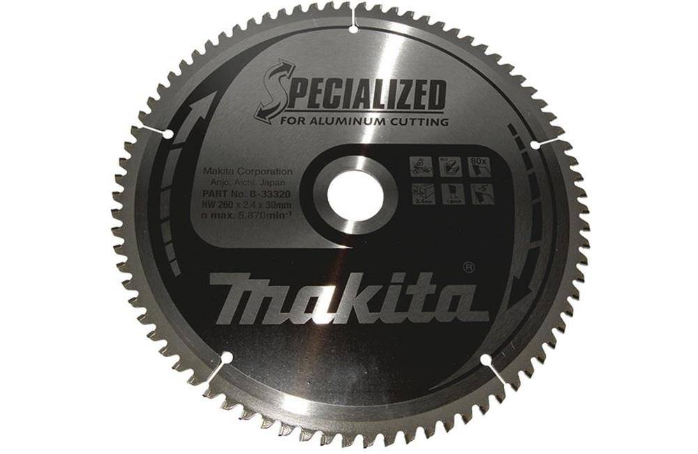 makita Kreissgeblatt B-33320 SPECIALIZED D.260mm Bohrung 30mm 80 Zhne